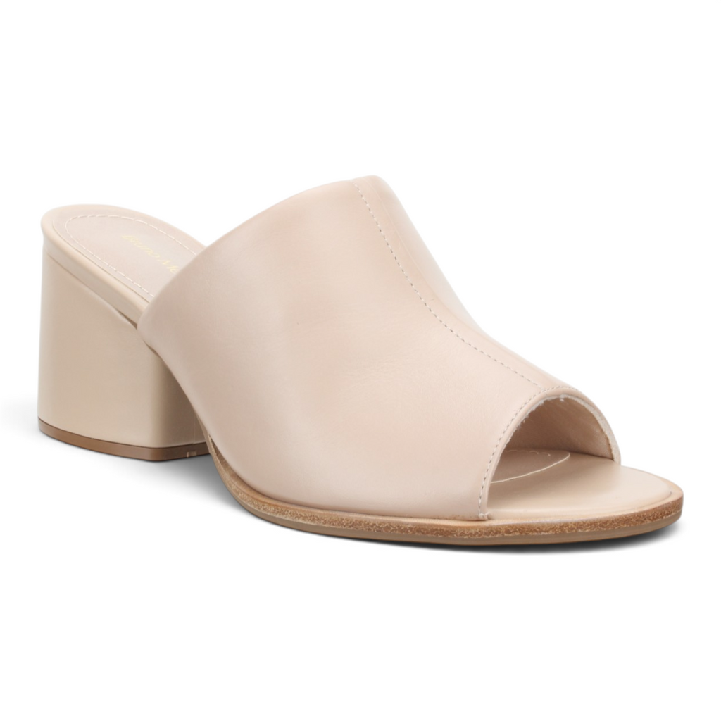 Bruno Menegatti Norah Leather Mule Sandal - Nude