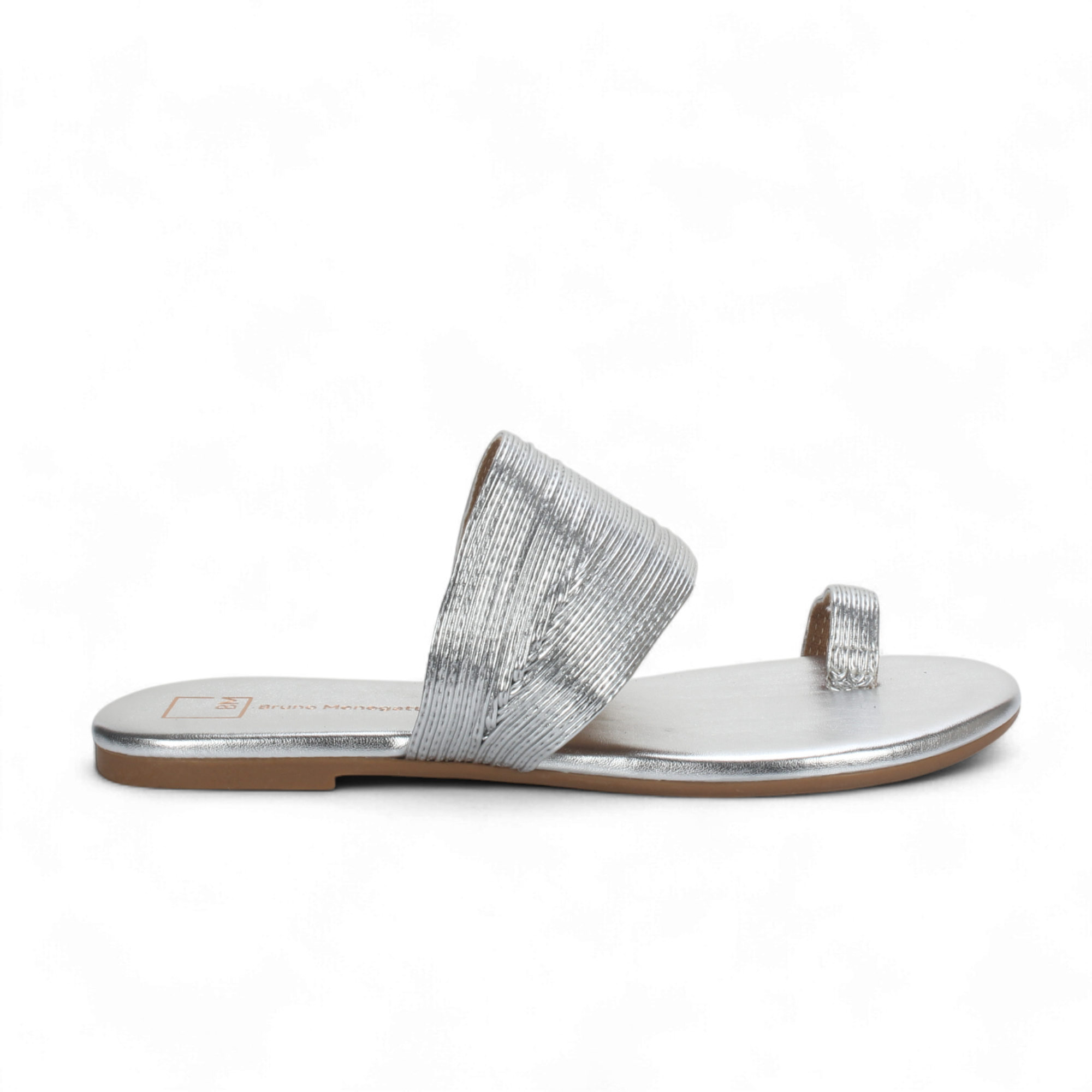 Bruno Menegatti Doya Slide Sandal - Silver