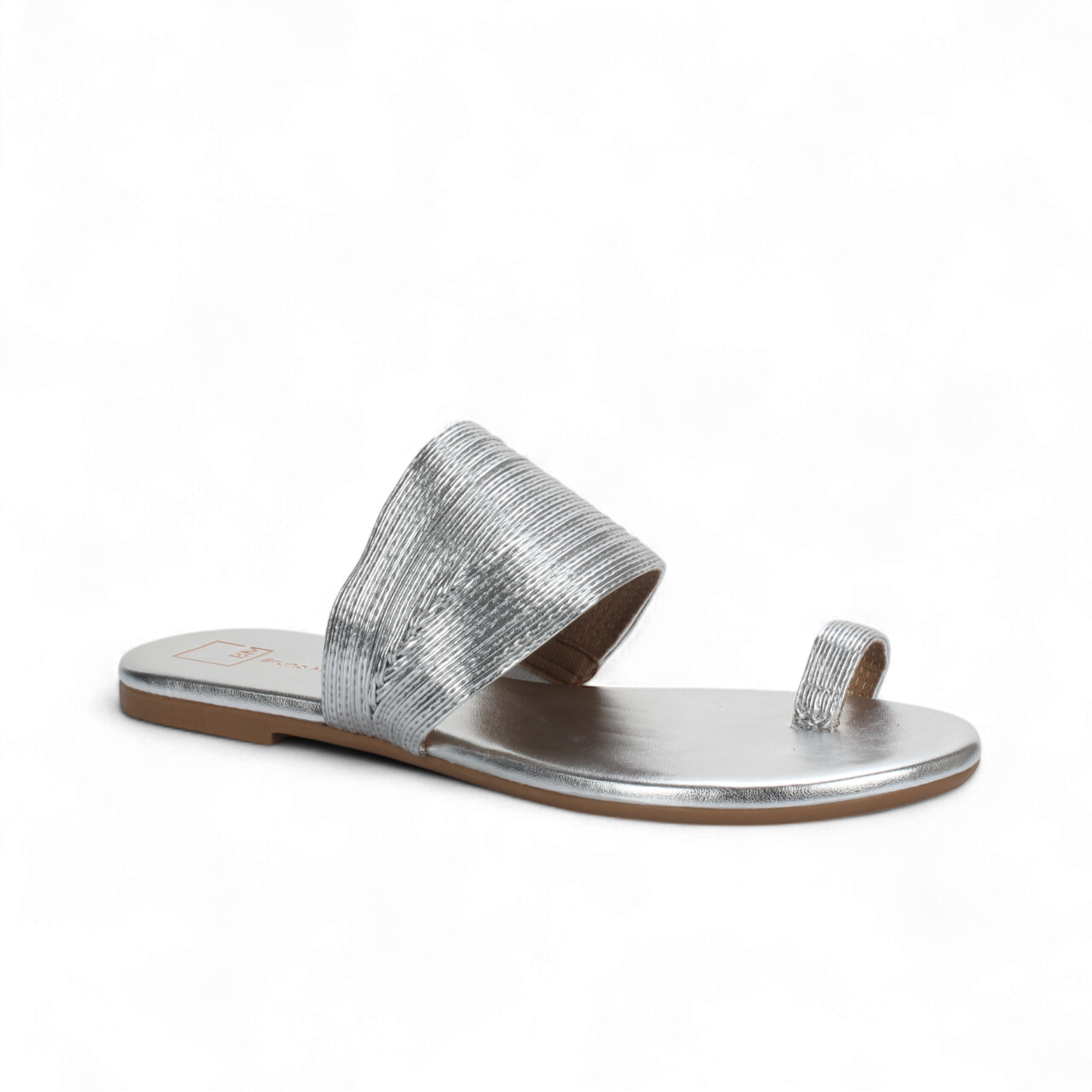 Bruno Menegatti Doya Slide Sandal - Silver