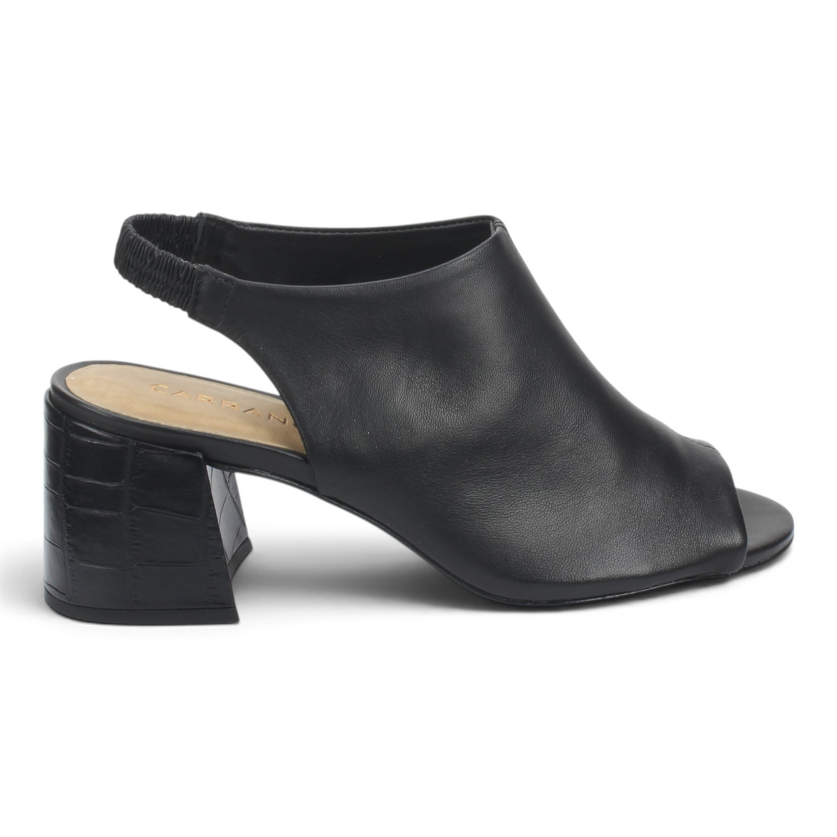 Carrano Kennedi Leather Sandal - Black