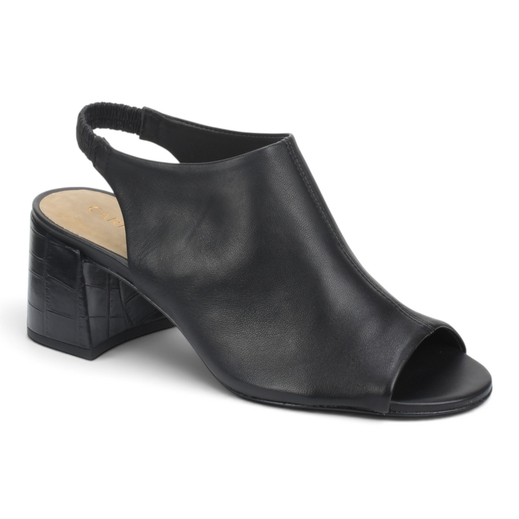 Carrano Kennedi Leather Sandal - Black