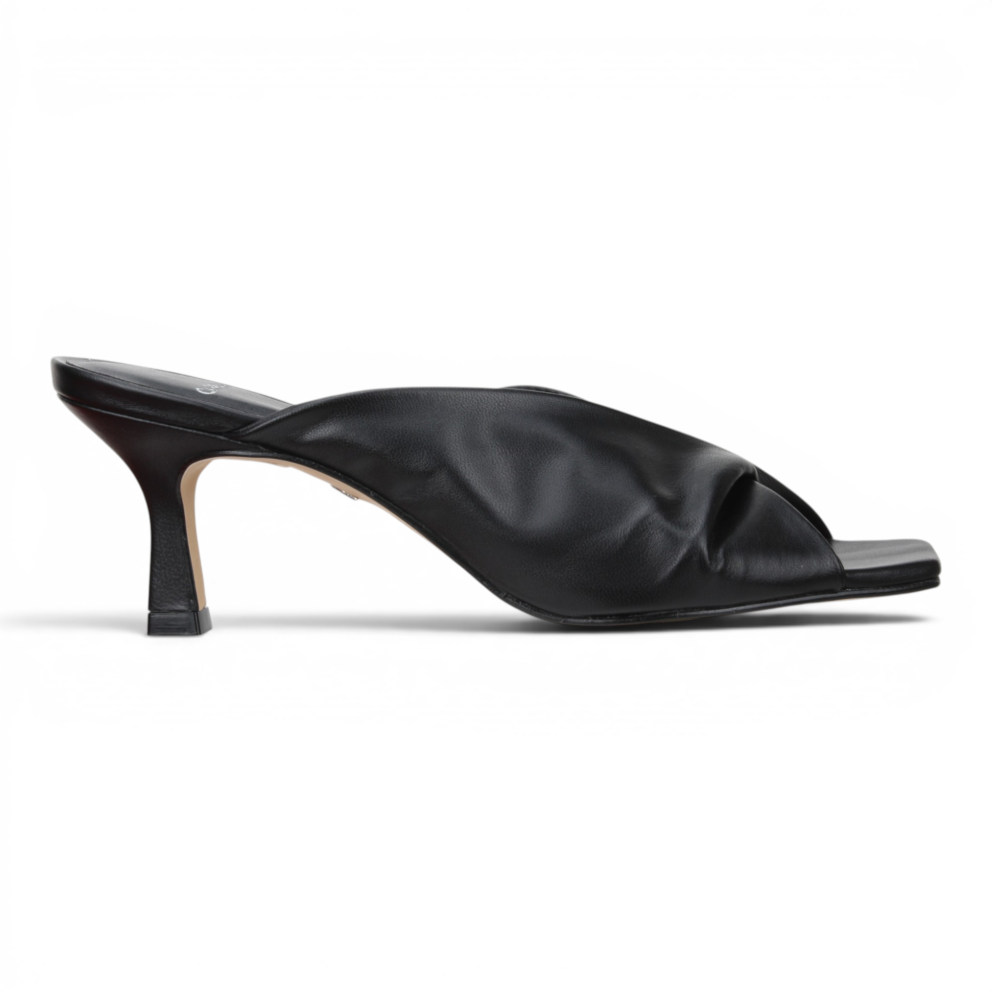 Carrano Sage Slide Leather Sandal- Black