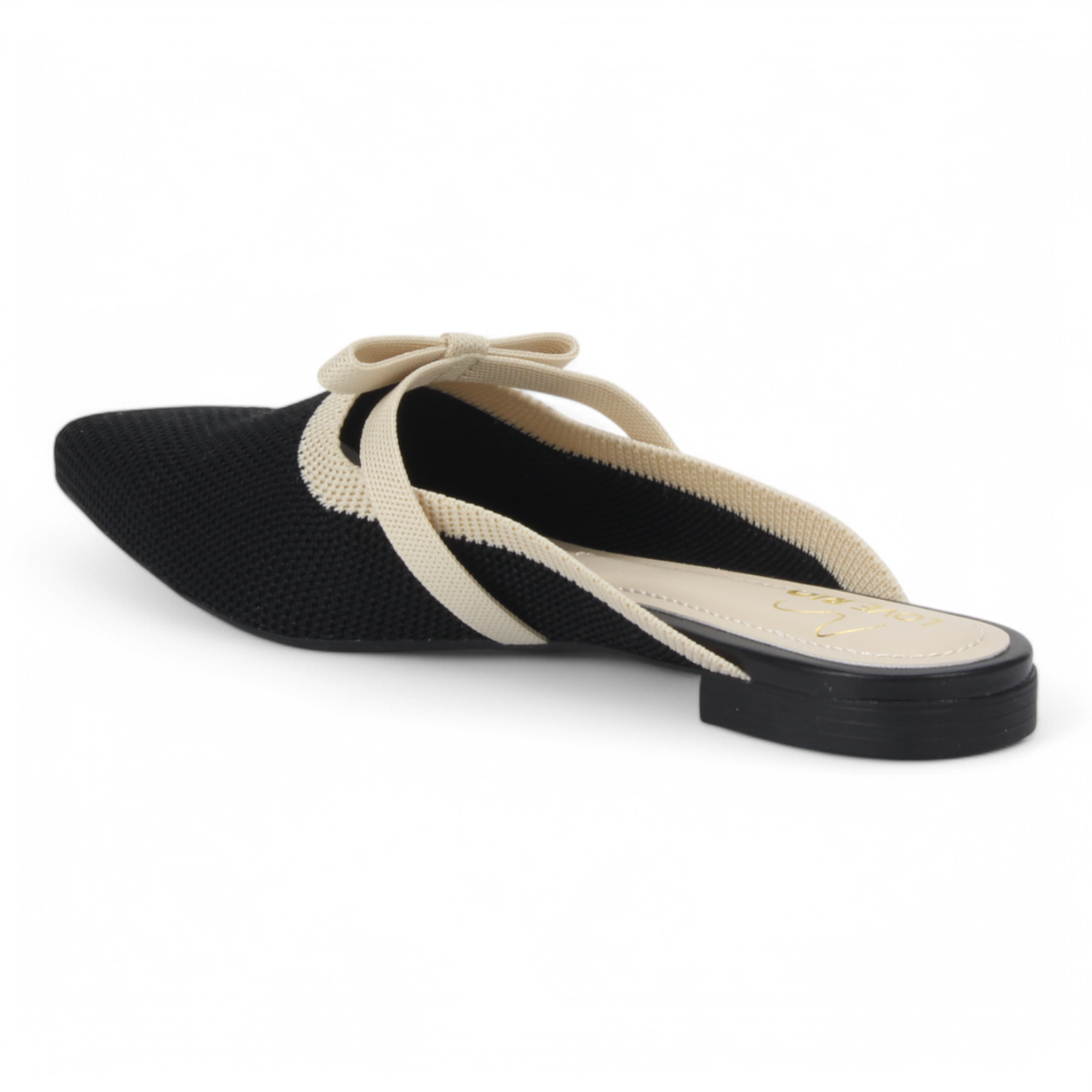 Bruno Menegatti Fanny Knit Mule - Black