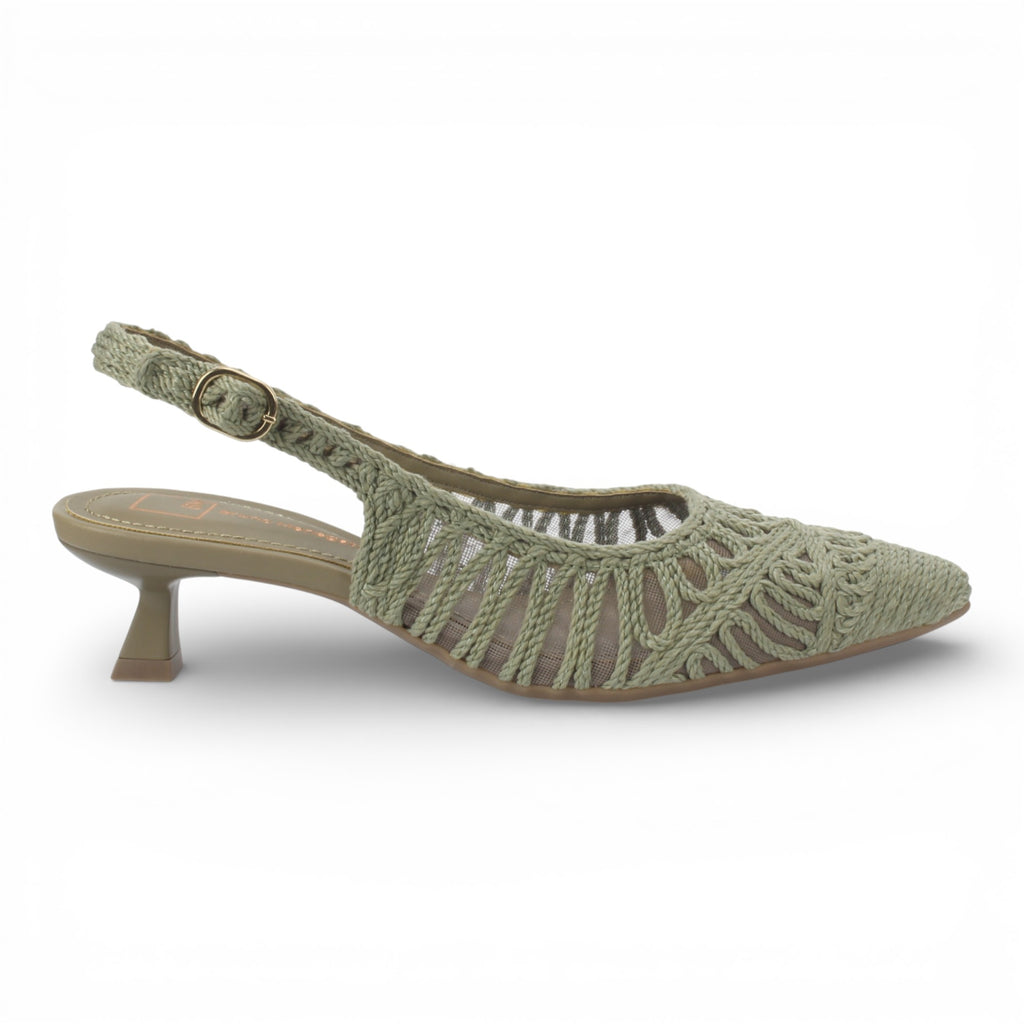 Bruno Menegatti Charli Slingback Crochet - Sage