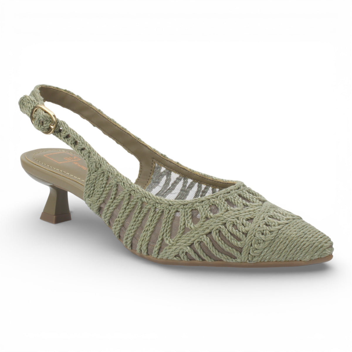 Bruno Menegatti Charli Slingback Crochet - Sage