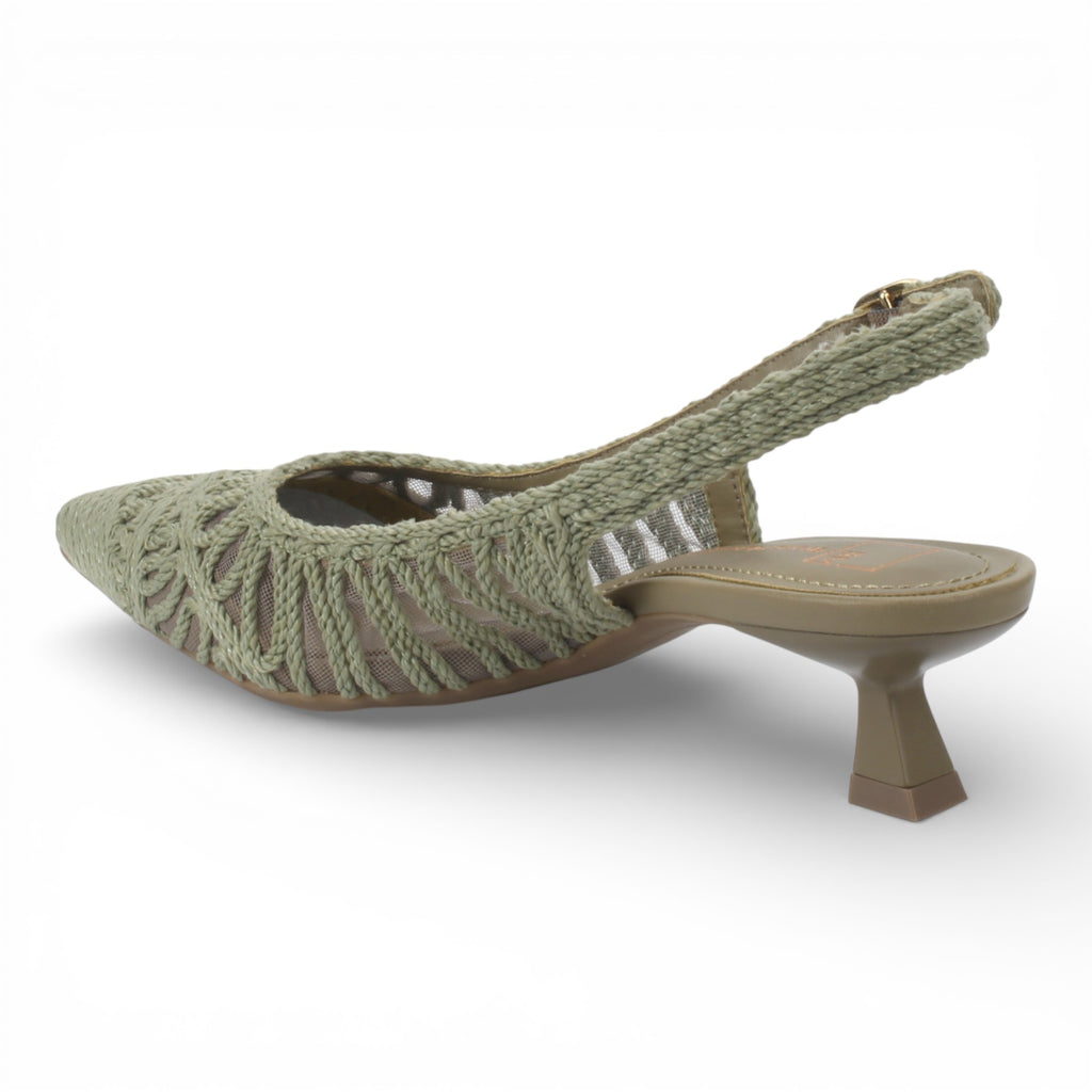 Bruno Menegatti Charli Slingback Crochet - Sage