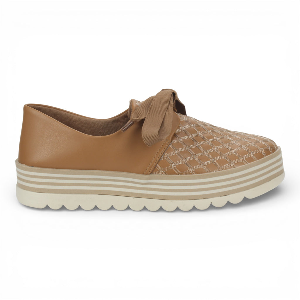 Love Rio Maple Lace up Sneakers - Camel