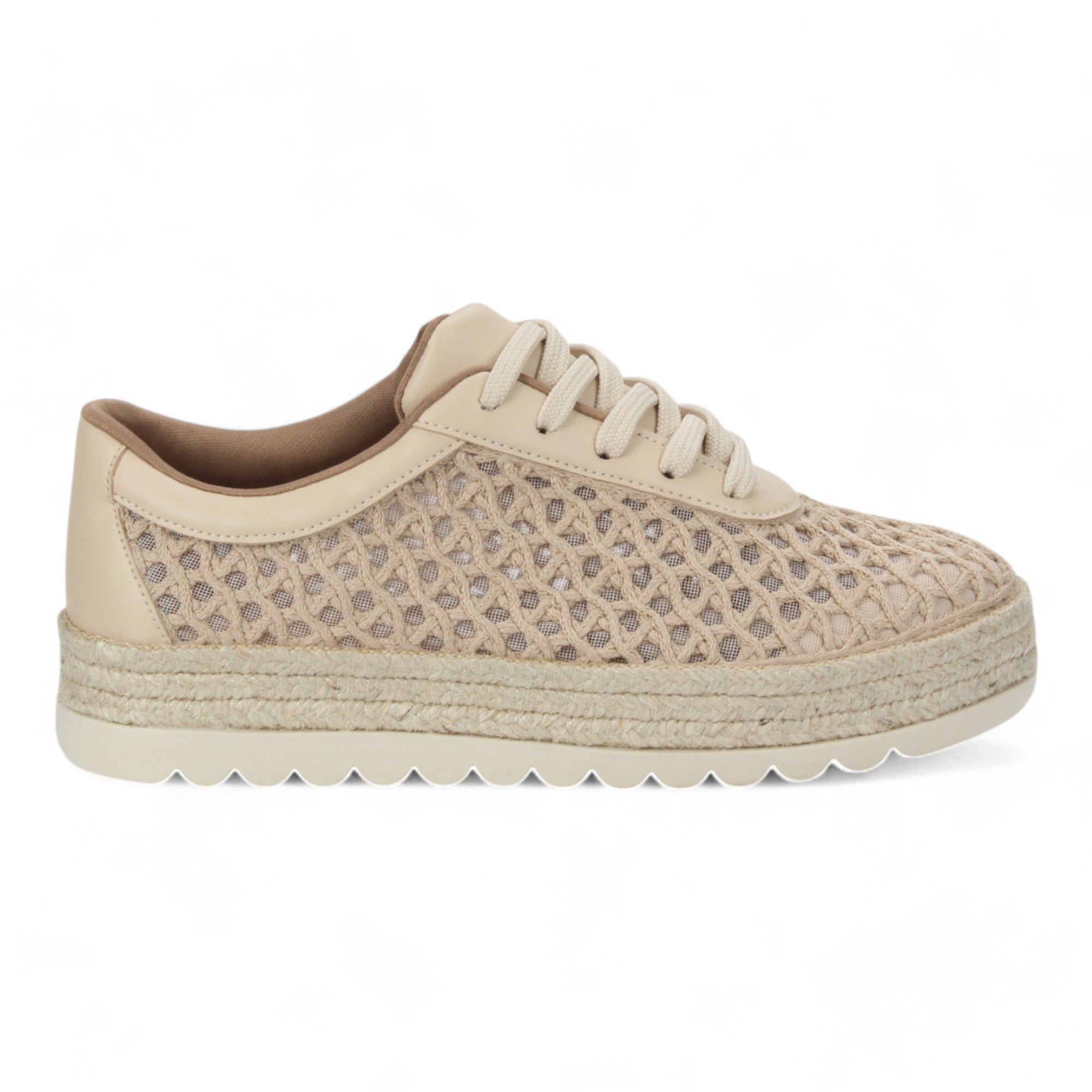 Love Rio Sierra Crochet Vintage Sneaker - Cream