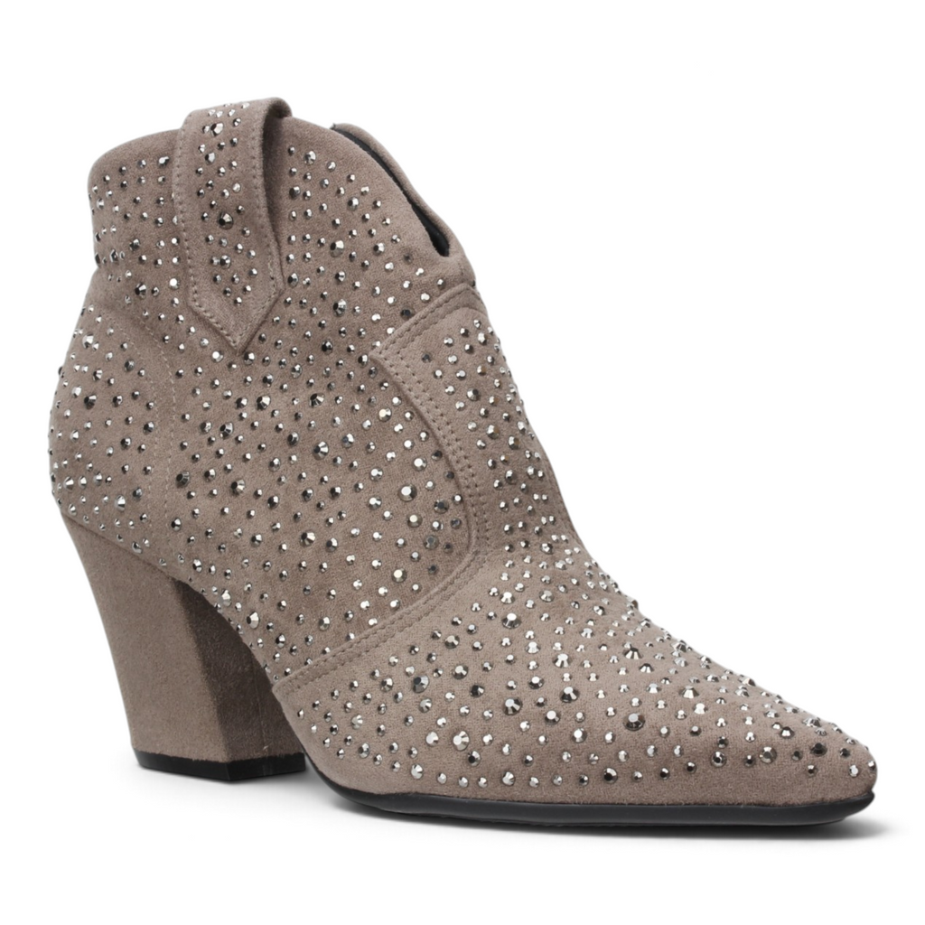 Bruno Menegatti Darling Suede Bootie - Taupe