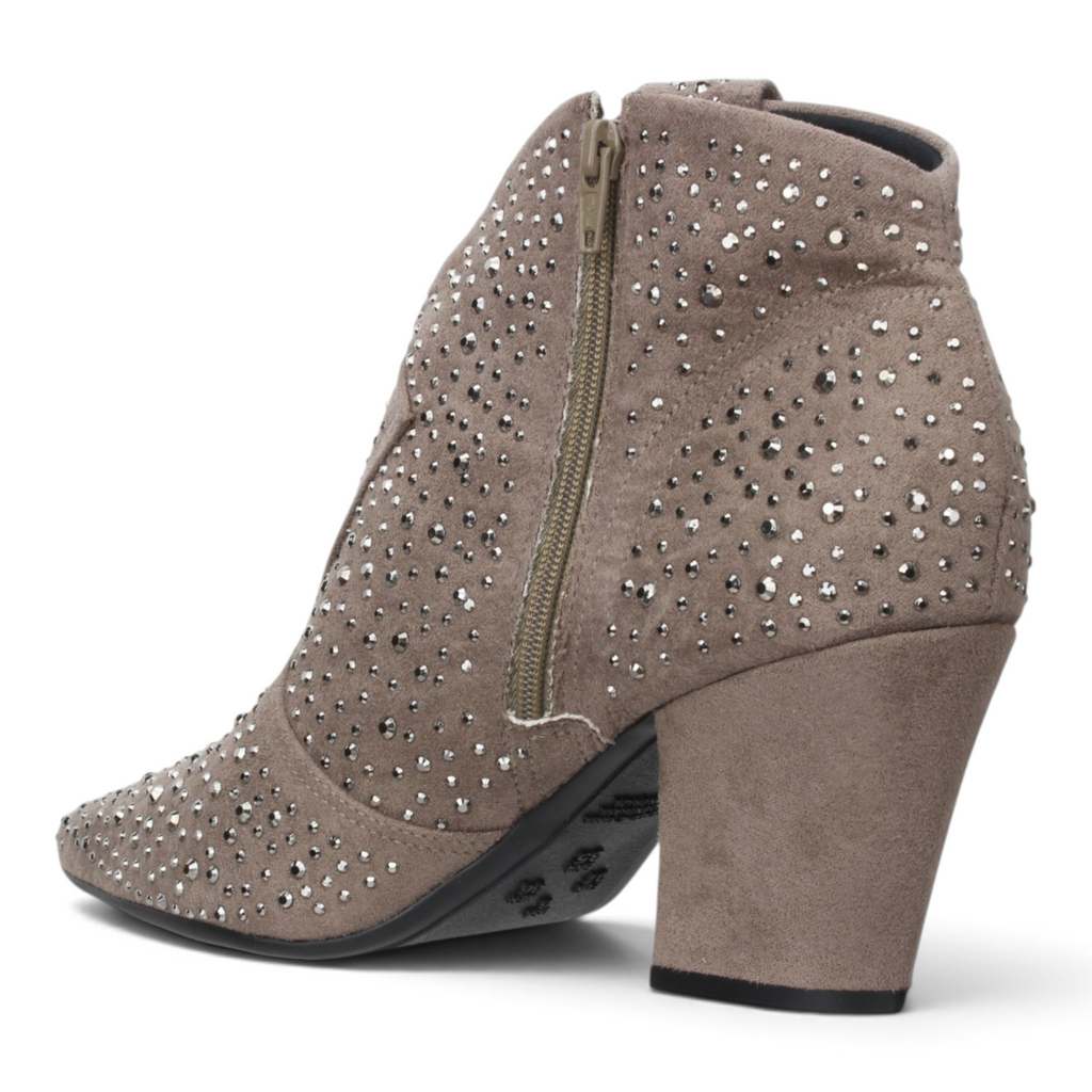 Bruno Menegatti Darling Suede Bootie - Taupe