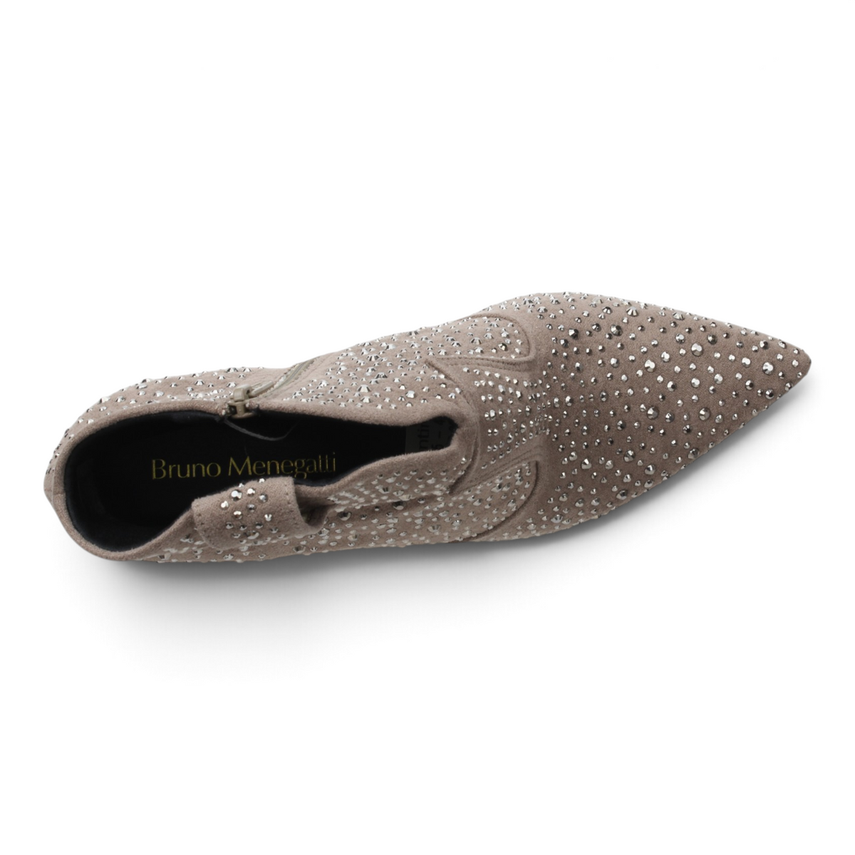 Bruno Menegatti Darling Suede Bootie - Taupe