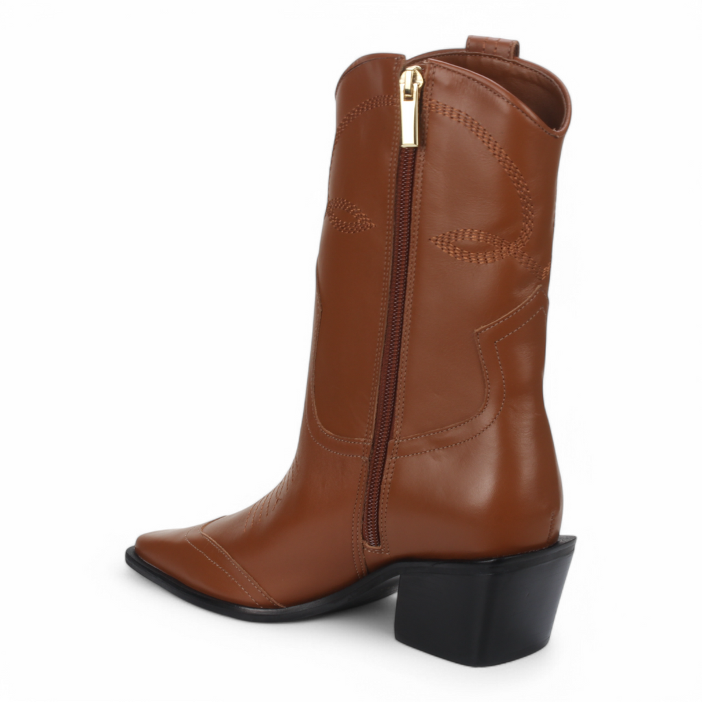 Carrano Leather Classic Boot - Tan