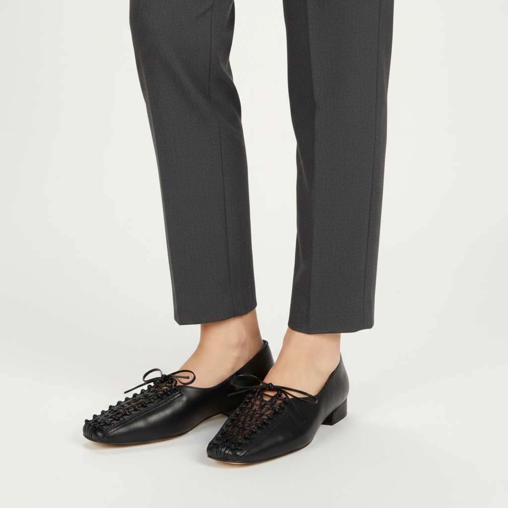 Bruno Menegatti Coraline Leather Loafers - Black