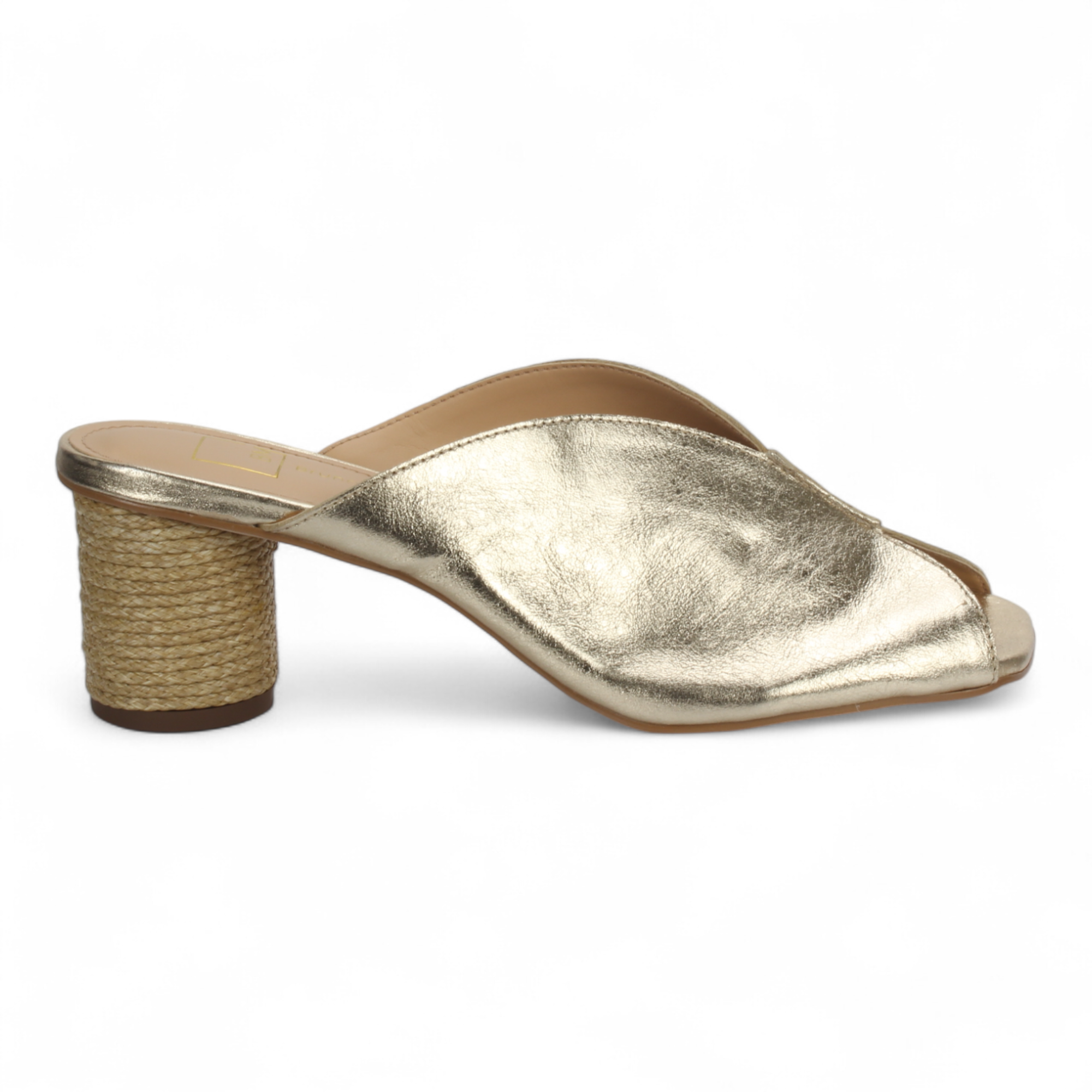Bruno Menegatti Sophie Mule Slide Sandal Leather - Gold
