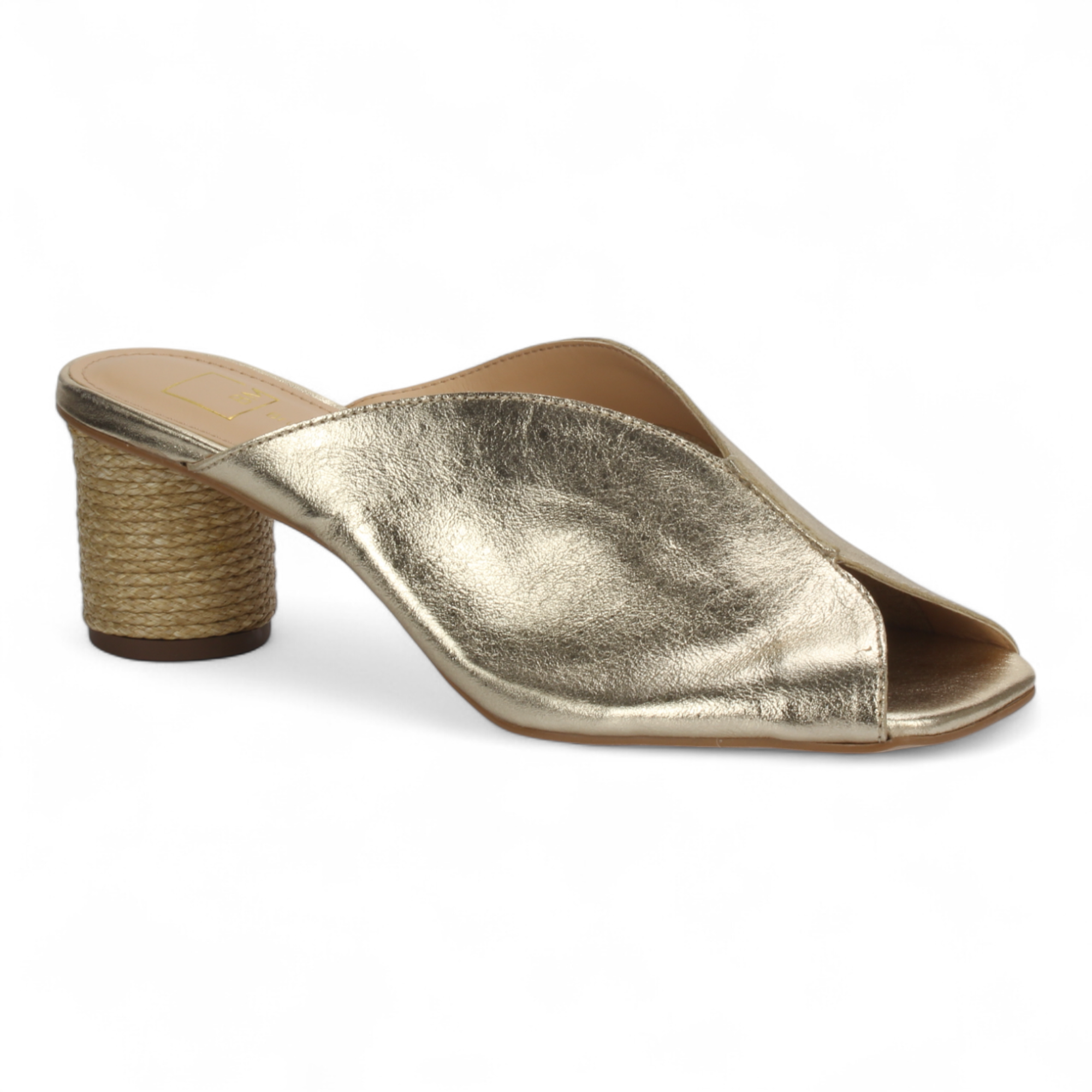 Bruno Menegatti Sophie Mule Slide Sandal Leather - Gold