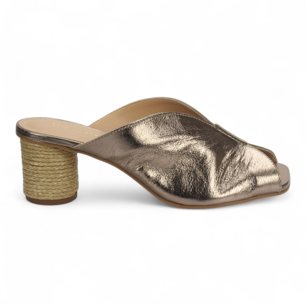 Bruno Menegatti Sophie Mule Slide Sandal Leather - Pewter