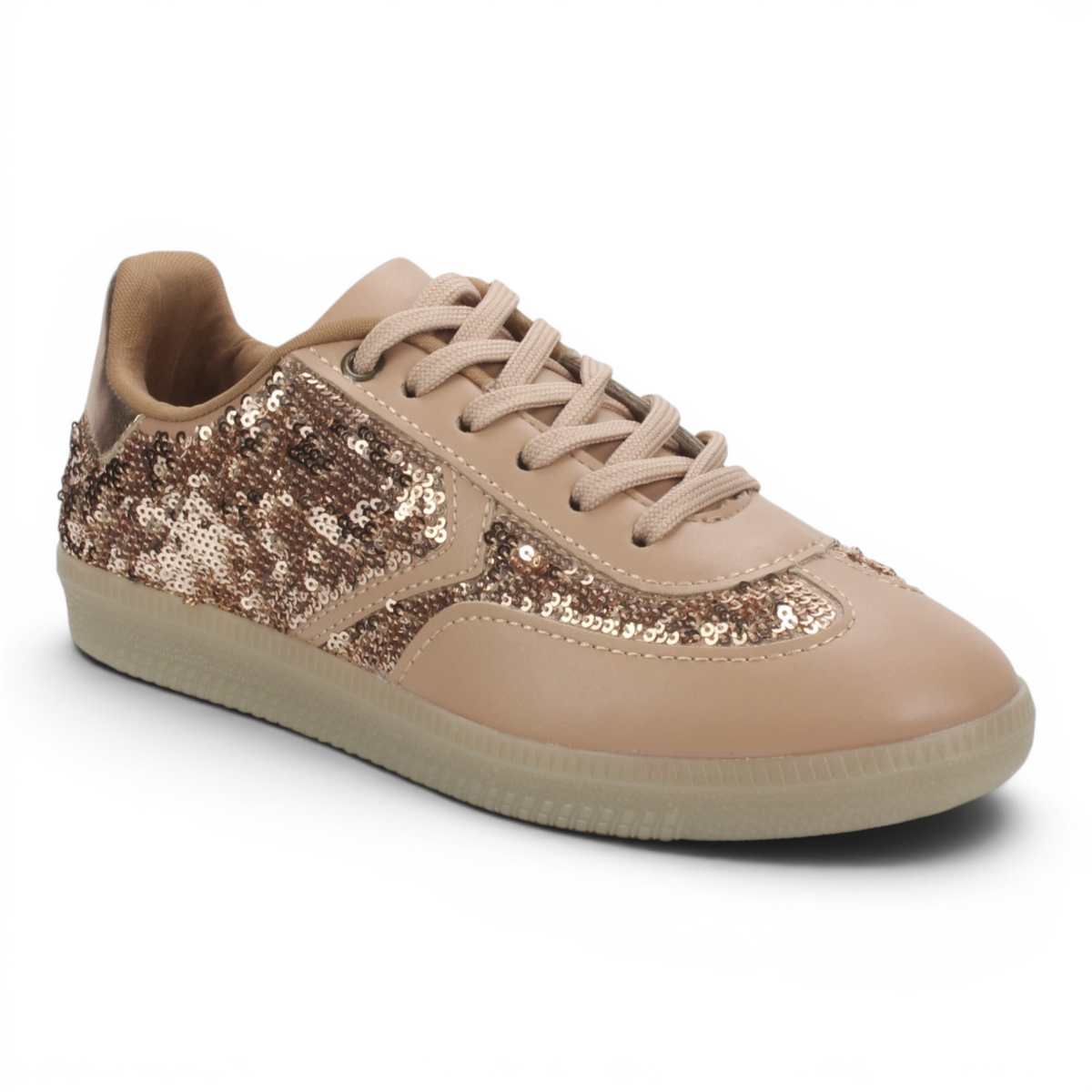 Love Rio Genesis Sequins Sneakers - Nude
