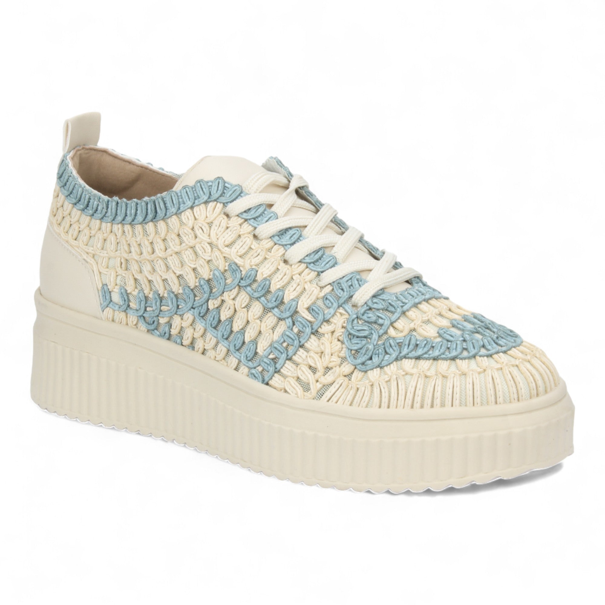 Love Rio Naomi Crochet Sneaker - Blue