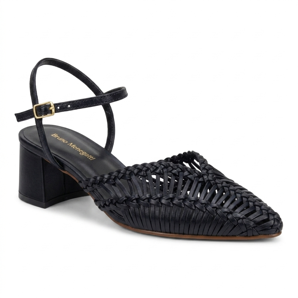 Bruno Menegatti Thrisha Dress Sandal Leather - Black