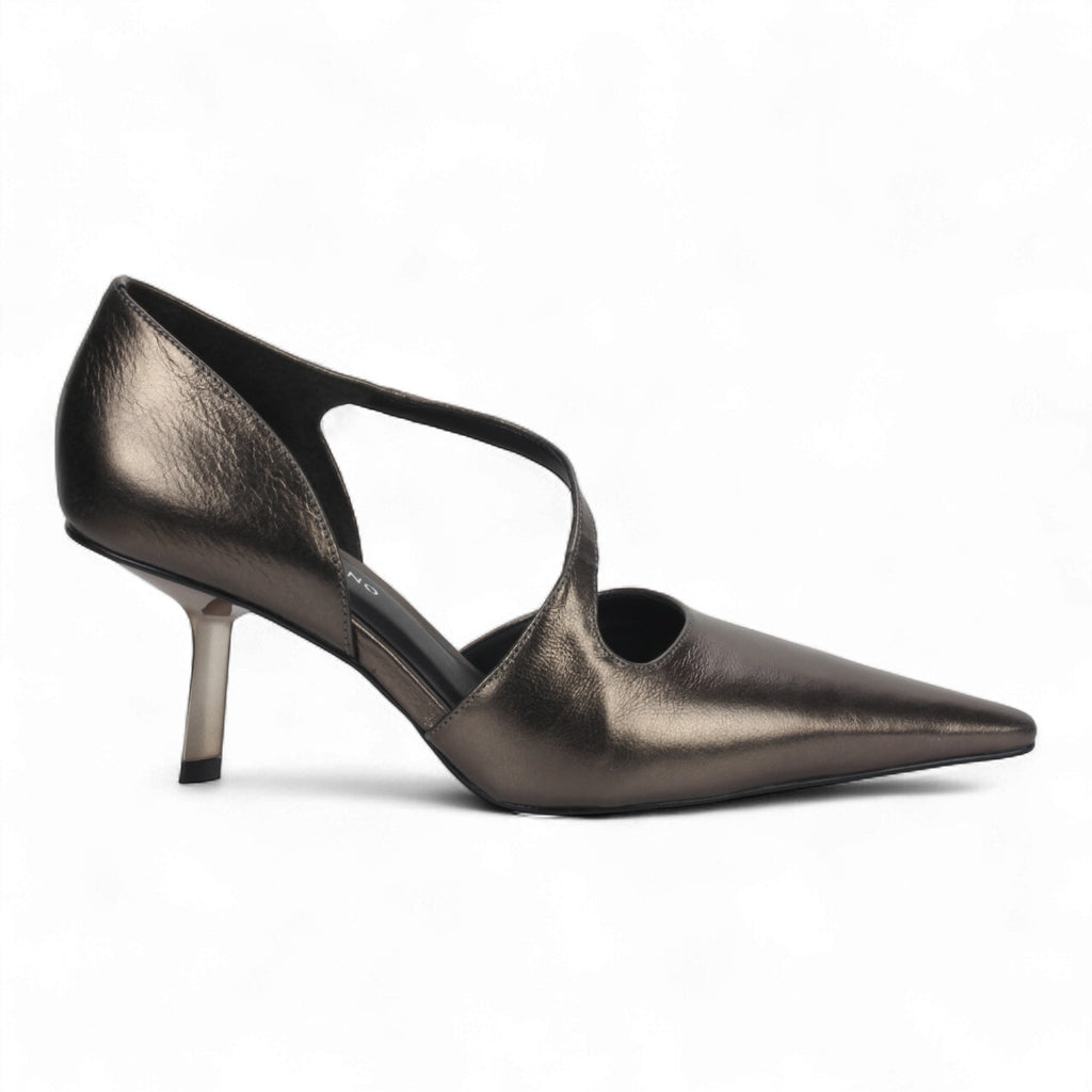 Carrano Dress Leather Pump - Pewter