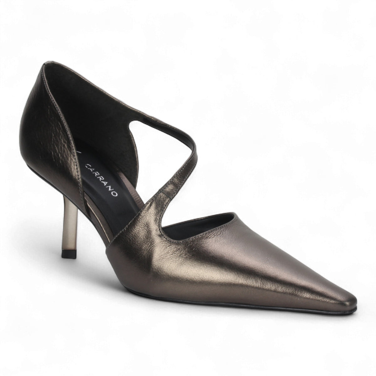 Carrano Dress Leather Pump - Pewter