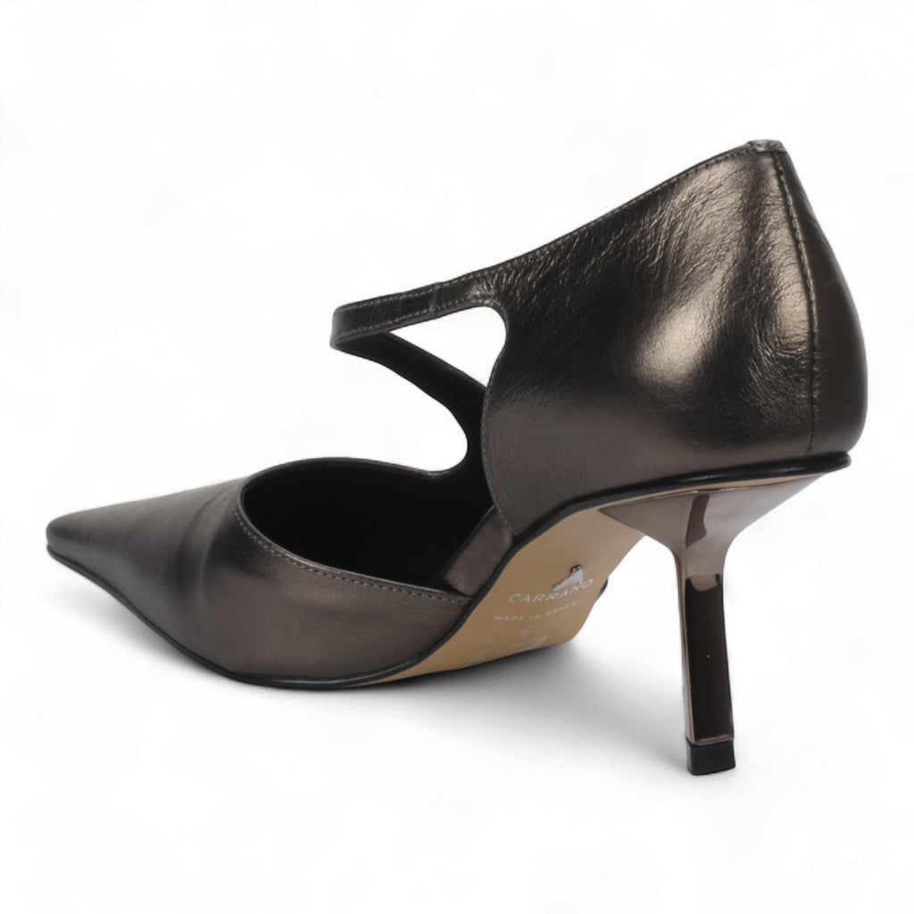 Carrano Dress Leather Pump - Pewter