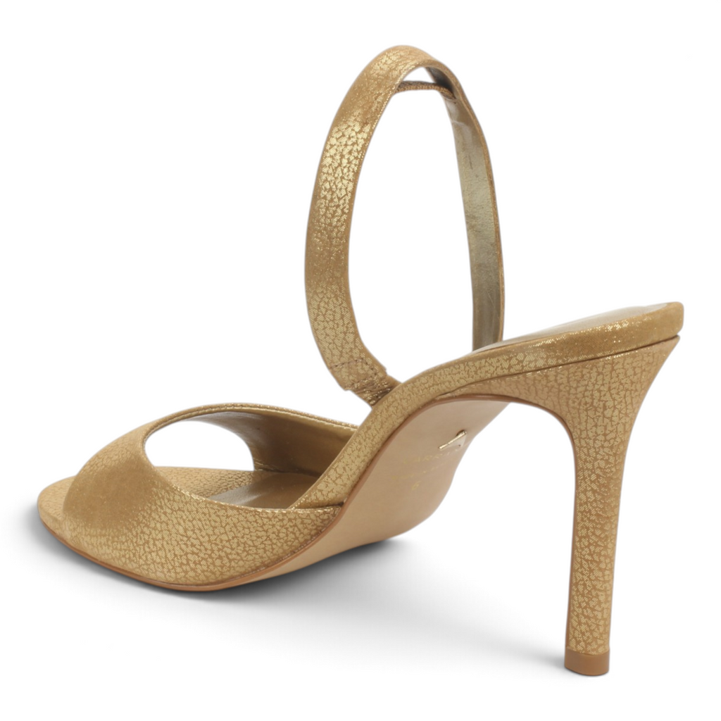 Carrano Eve Leather Dress Sandal - Metal Gold