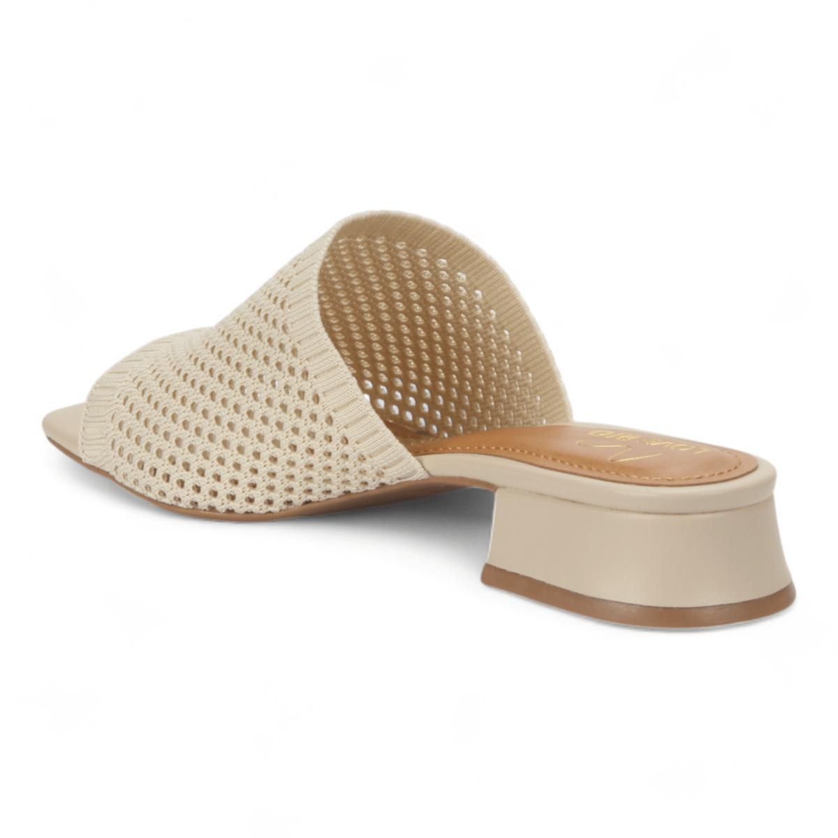 Bruno Menegatti America Mule Knit Sandal - Cream