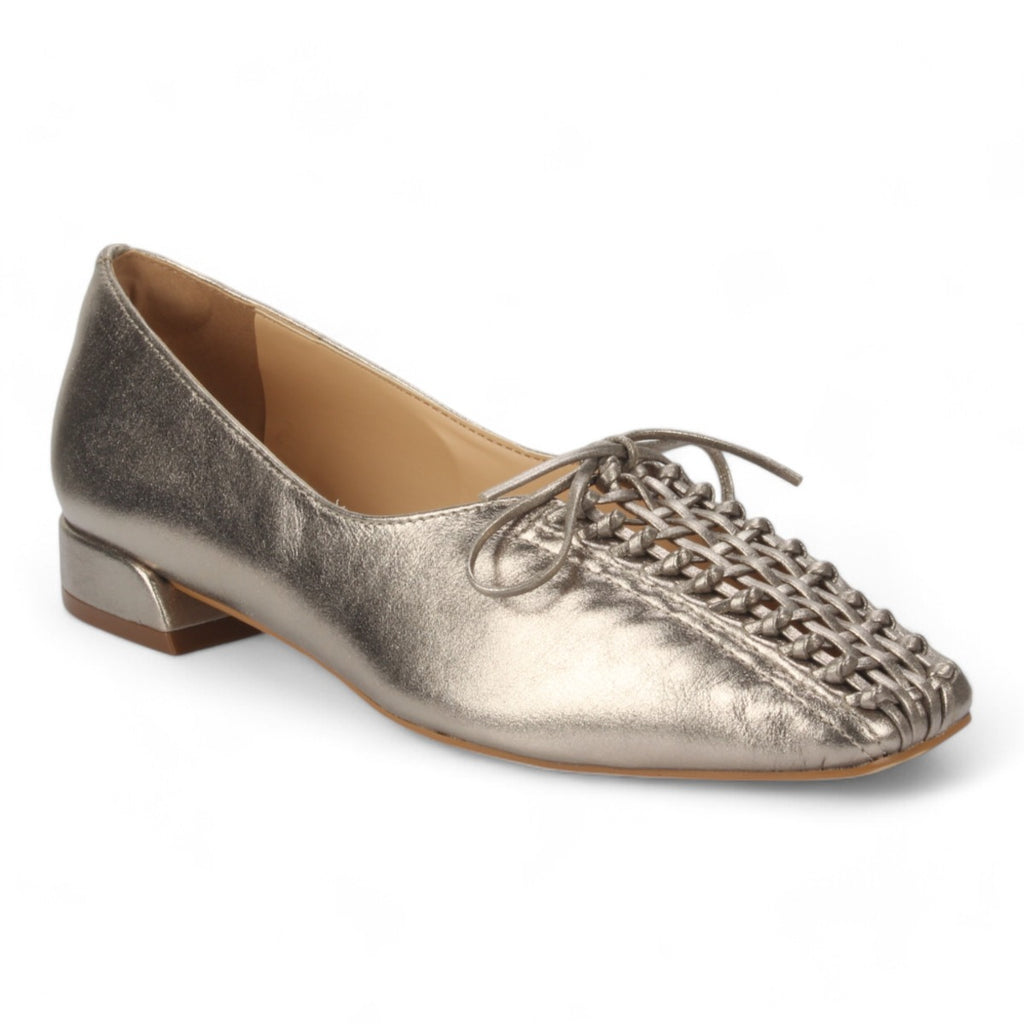 Bruno Menegatti Coraline Leather Loafers - Pewter