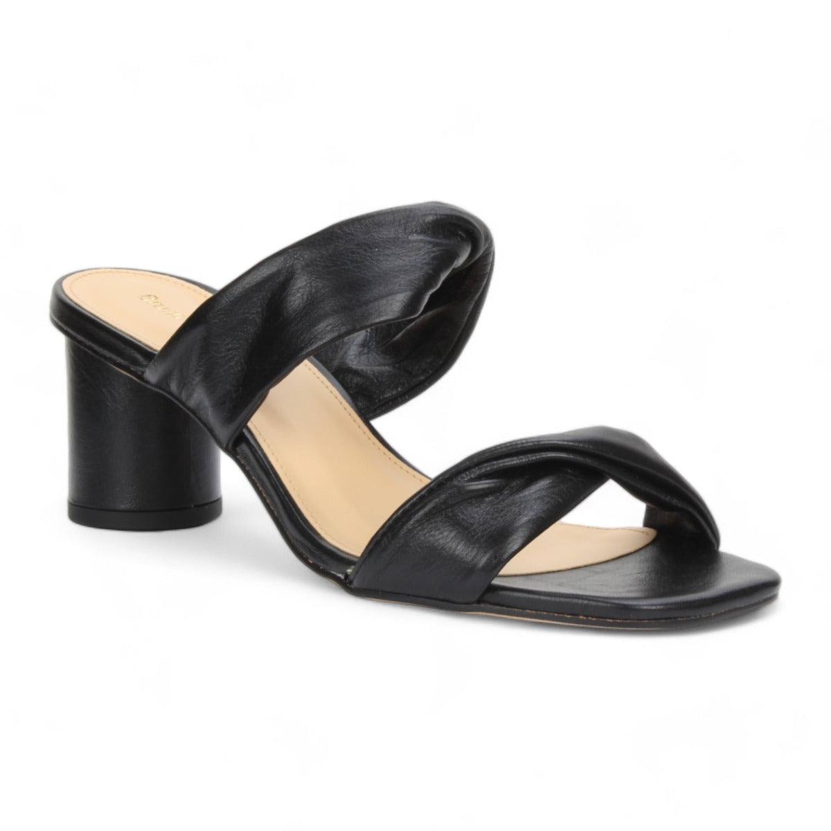 Bruno Menegatti Diana Heeled Slide Sandal - Black