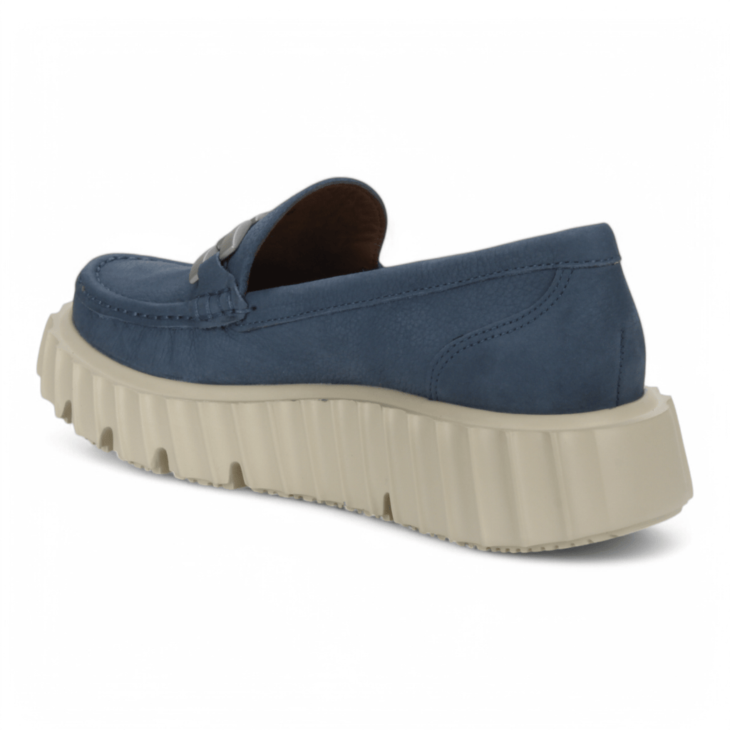 Bruno Menegatti Piemonte Nubuck Leather Loafers - Blue Fairy