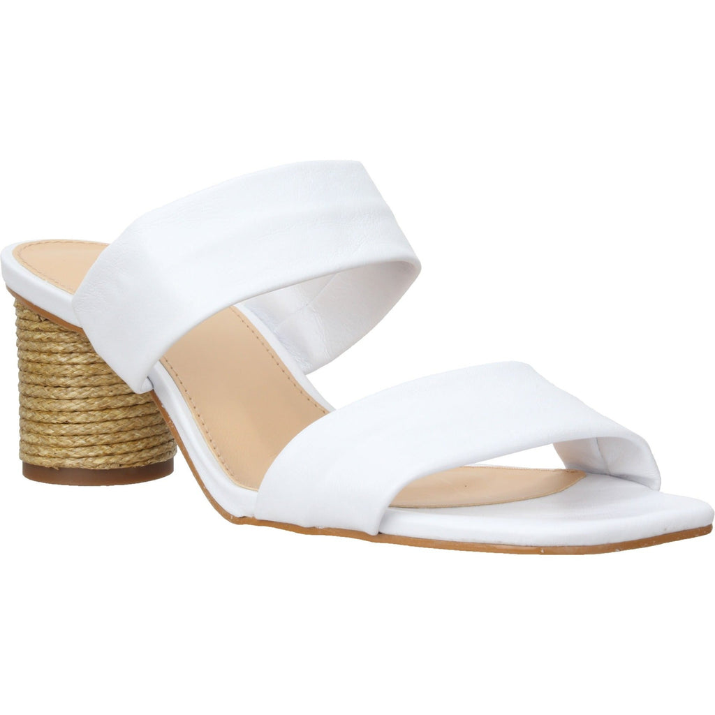 Bruno Menegatti Victoria Leather Slide Sandal - White