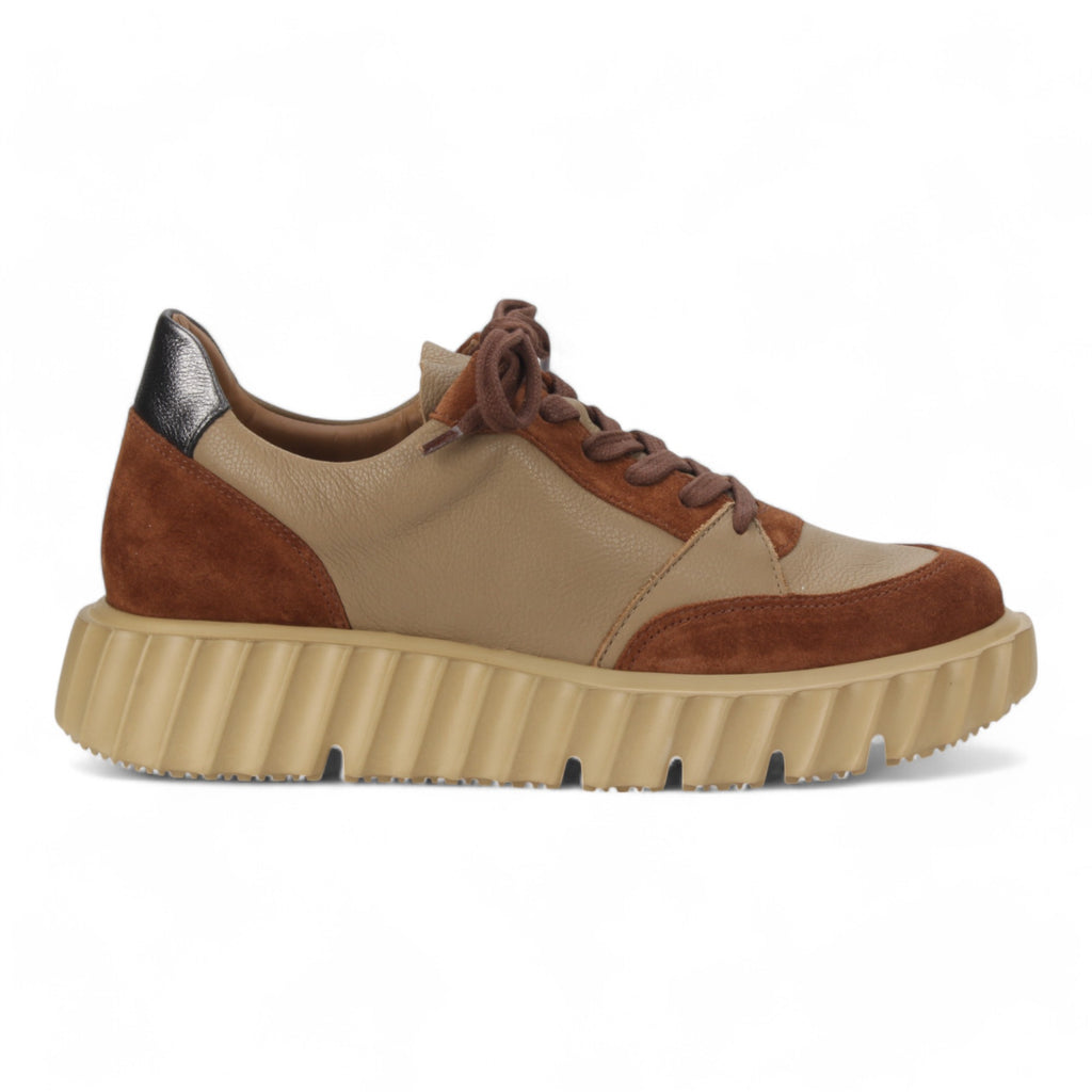 Bruno Menegatti Women's Piemonte Sneaker - Tan Cognac