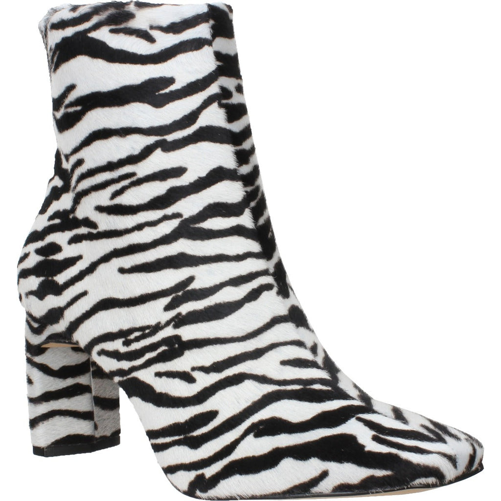 Carrano Abigail Fur/Leather Dress Boot - Zebra