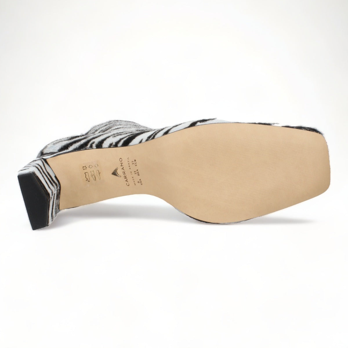 Carrano Abigail Fur/Leather Dress Boot - Zebra