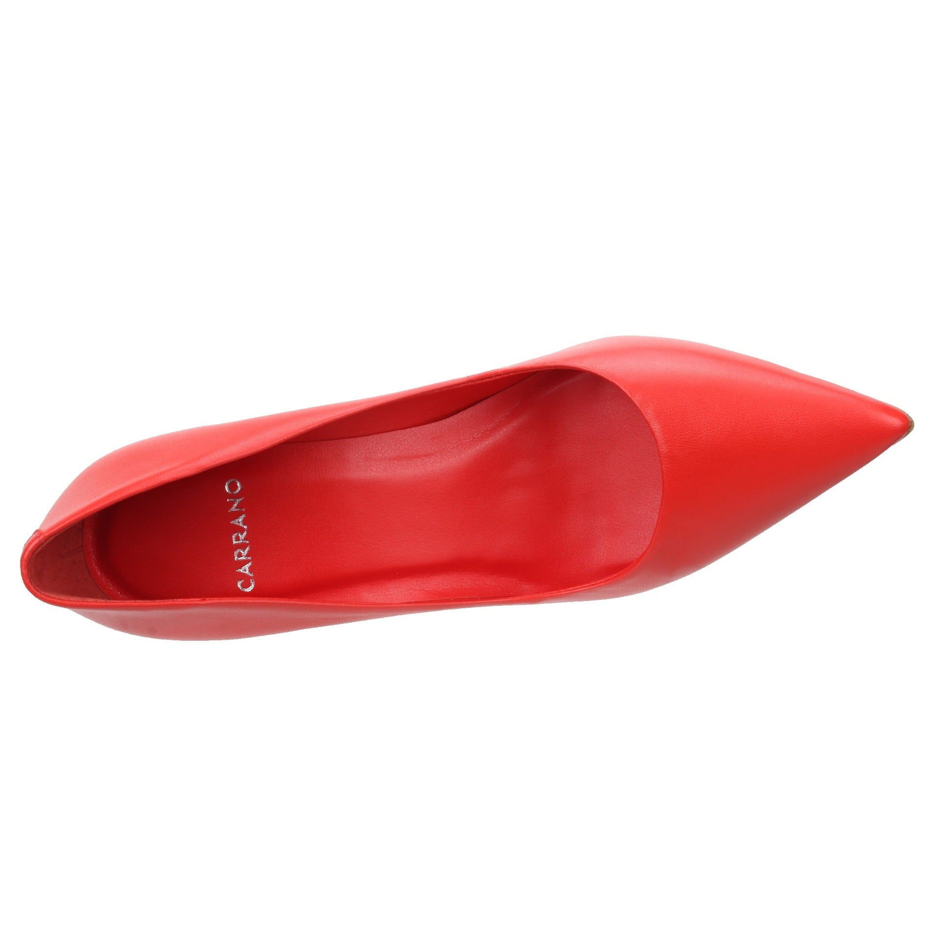 Carrano Beatriz Classic Leather Pump- Red