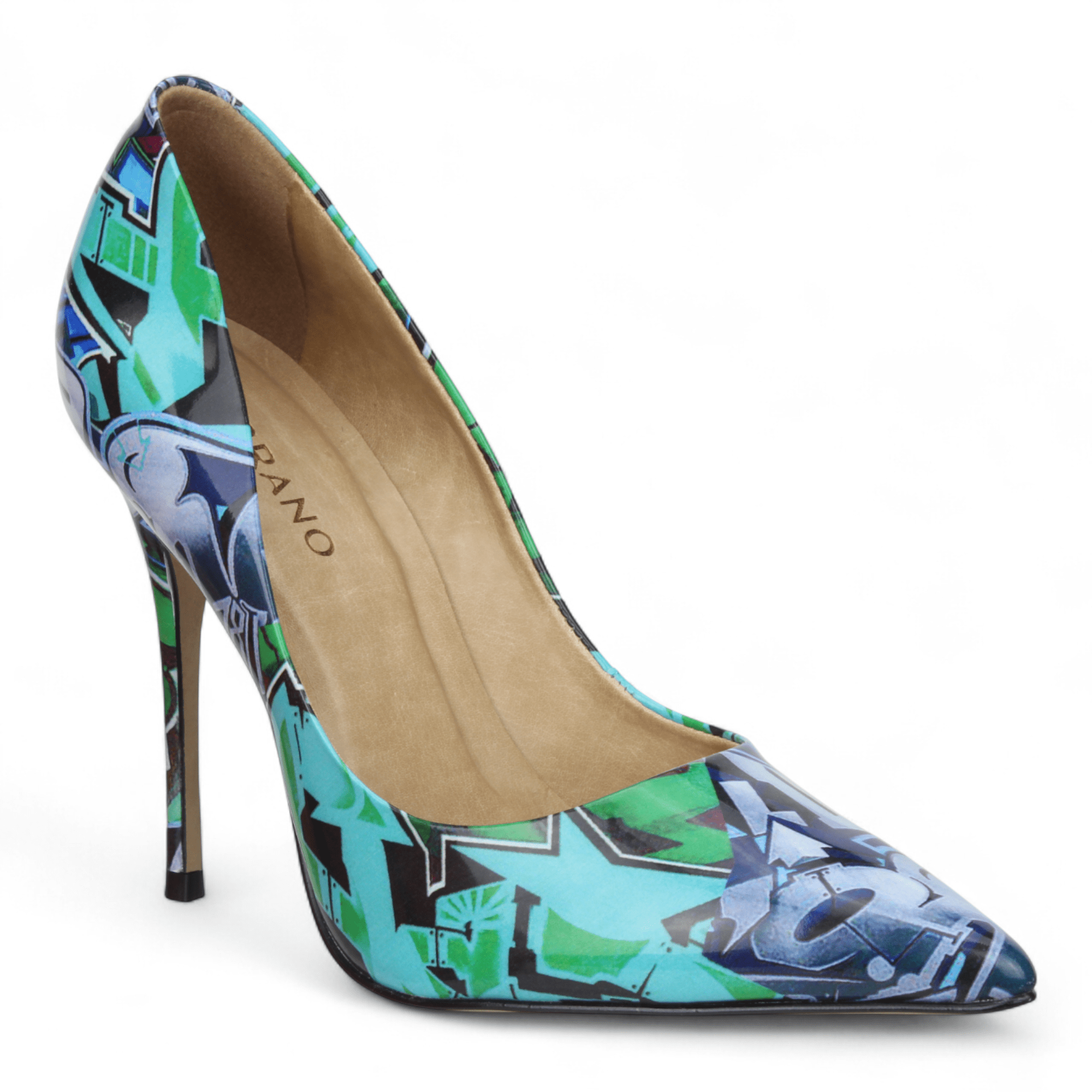 Carrano Loretta Pump - Graffiti Green