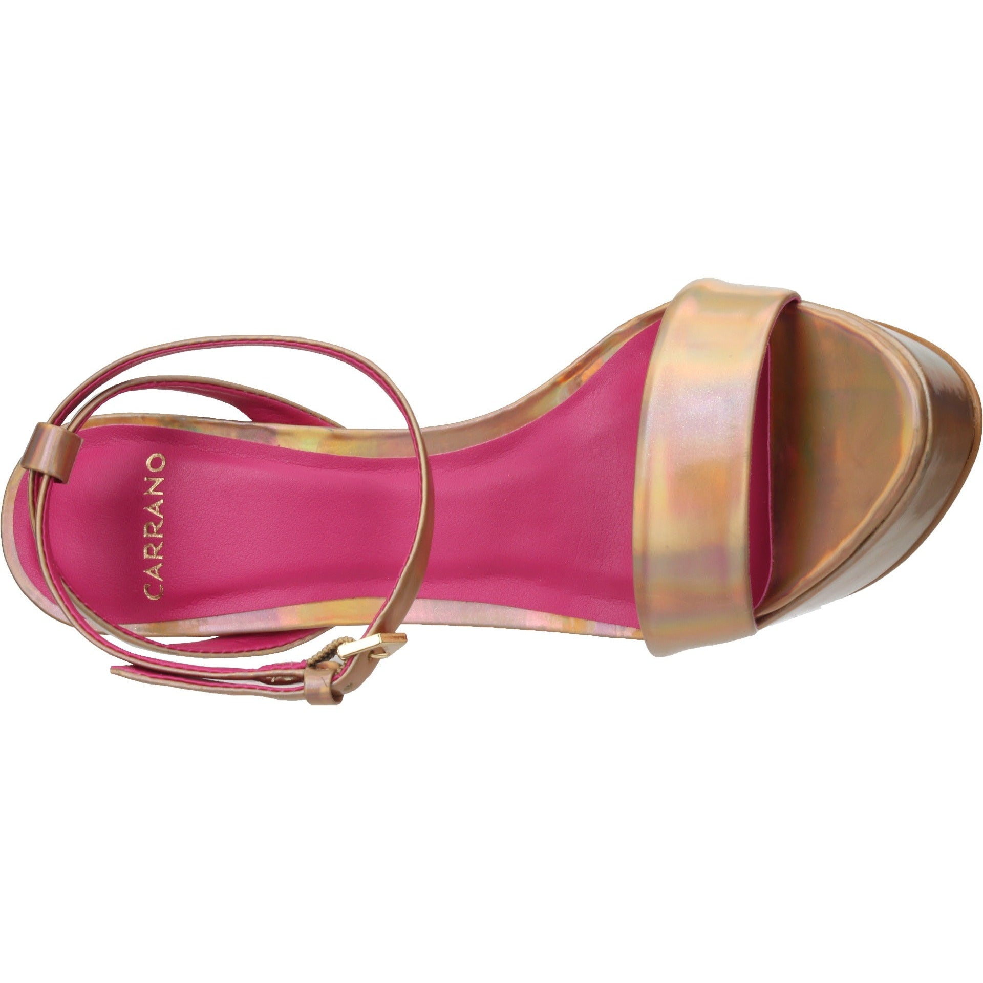 Carrano Nancy High Heel Dress Platform Sandal-Gold