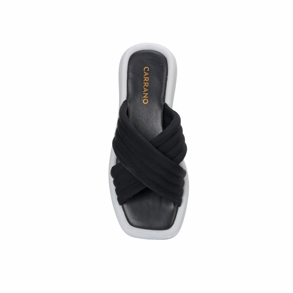 Carrano Platform Slide Sandal - Black