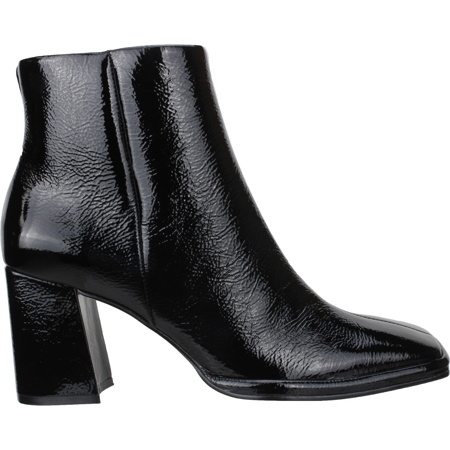 Carrano Ruby Leather Boot Wet Patent - Black