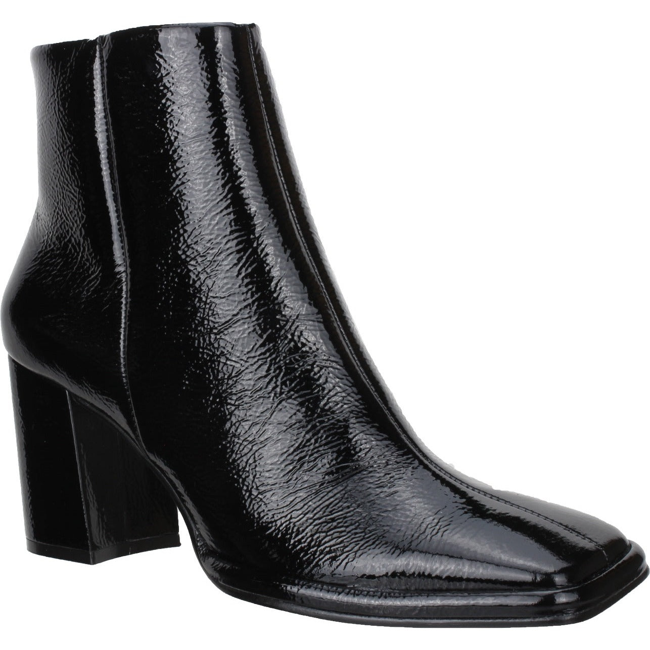 Carrano Ruby Leather Boot Wet Patent - Black