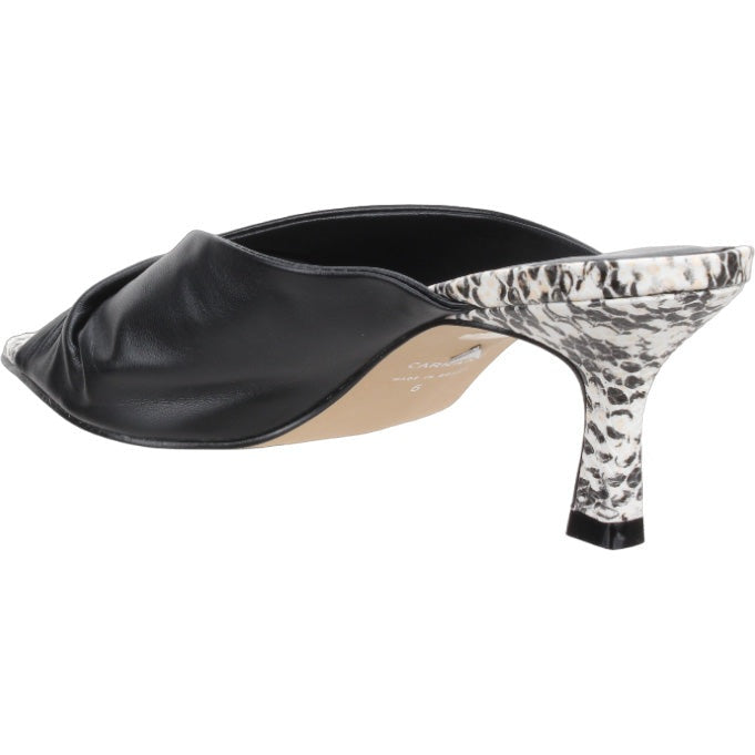 Carrano Sage Slide Leather Sandal-Viper Black