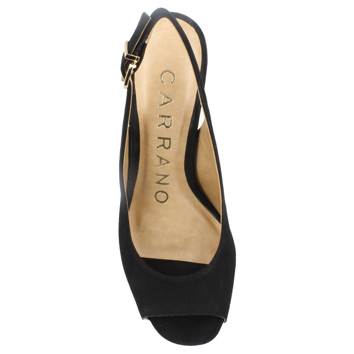 Carrano Selina Platform Slingback - Black