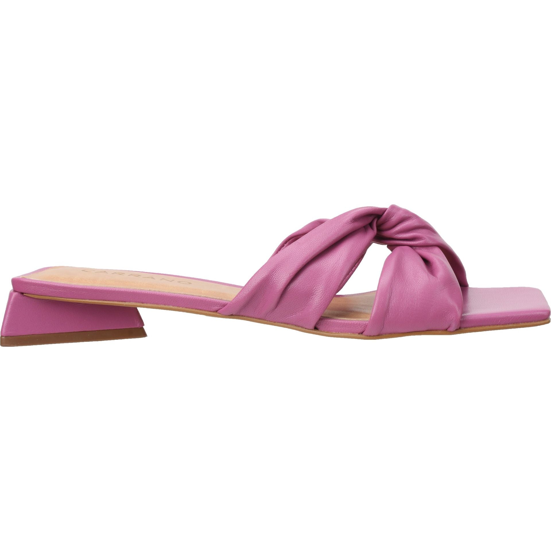 Carrano Serenity Leather Slide Sandal - Amora