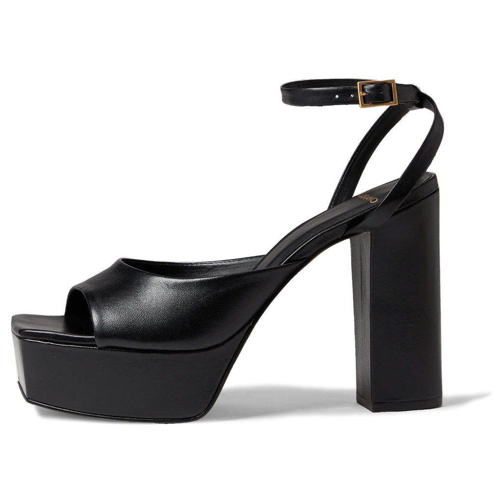 Carrano Zaylee Leather Platform Sandal - Black