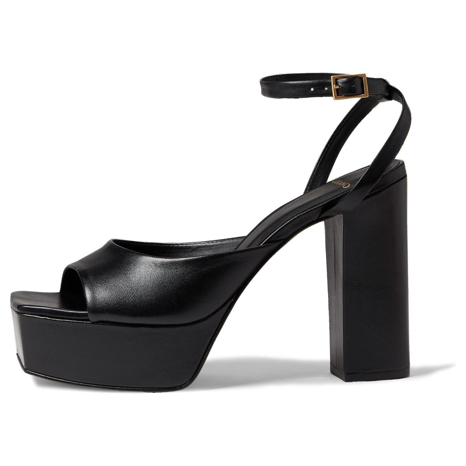 Carrano Zaylee Leather Platform Sandal - Black