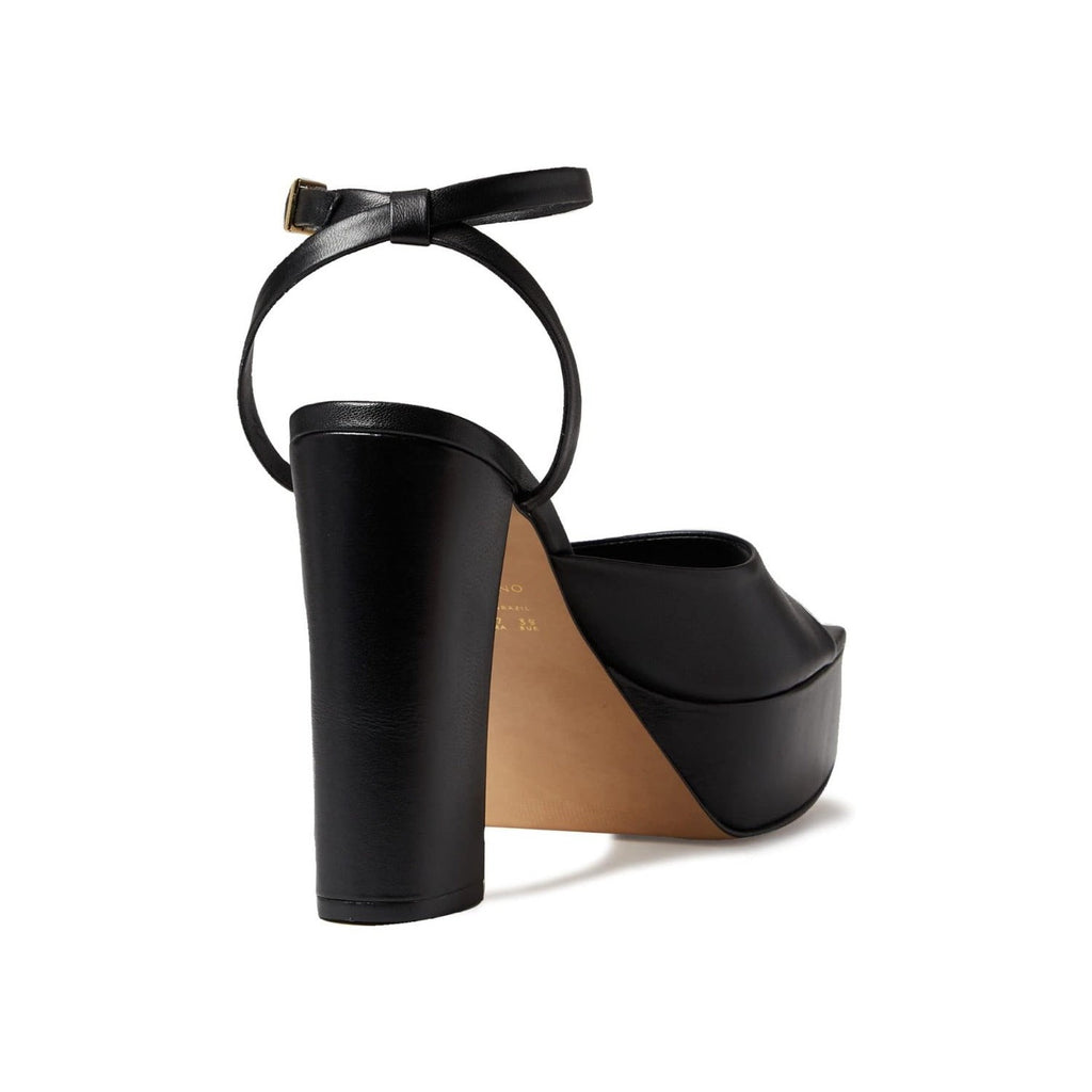 Carrano Zaylee Leather Platform Sandal - Black
