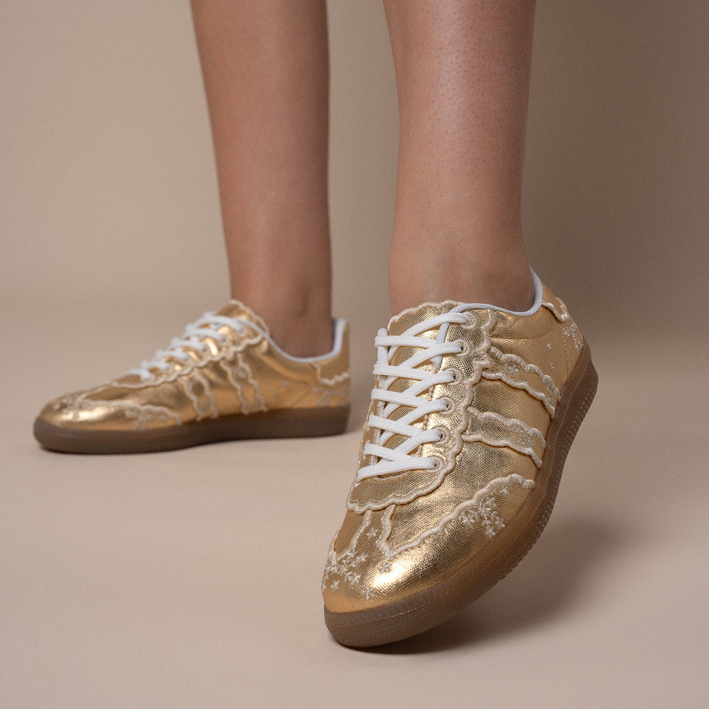 Love Rio Elise Vintage Sneakers - Gold