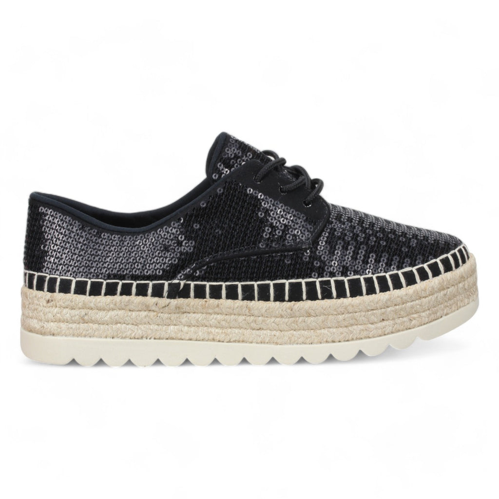 Love Celine 2 Rio Sequins Sneakers - Black