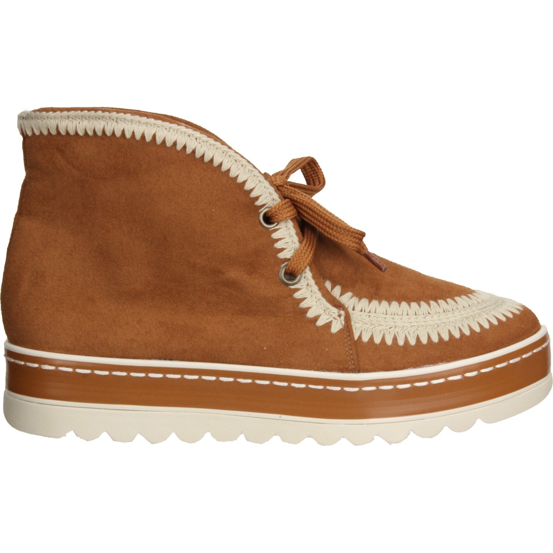 Love Rio Carrie Suede Bootie - Cognac